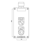 DANFOSS - Ohjausboxi potikka+102-kytkin - VACONBOX3