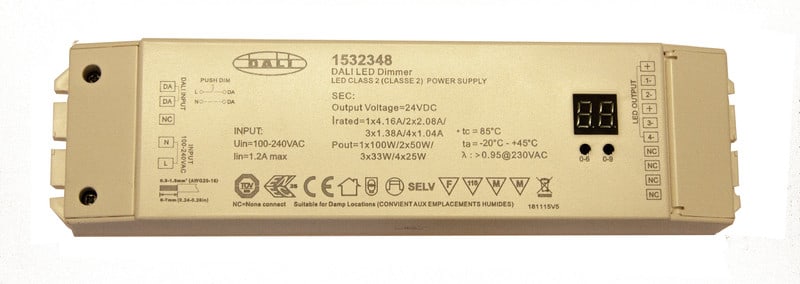 CARIITTI - LED-liitäntälaite - TASAJÄNNITELÄHDE DALI 100W