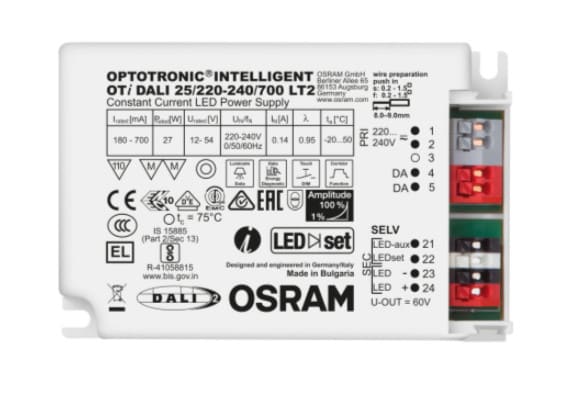 OSRAM OY - Elektroninen liitäntälaite - OTi DALI 25/220240/700 LT2