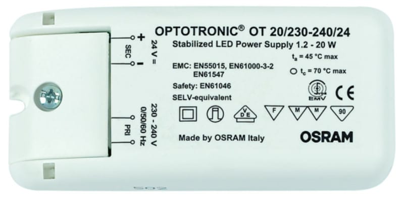 OSRAM OY - Elektroninen liitäntälaite - OT 20/230-240/24