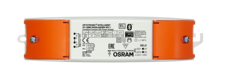 OSRAM OY - Elektroninen liitäntälaite - OTI QBM 20/220-240/500 NFC I