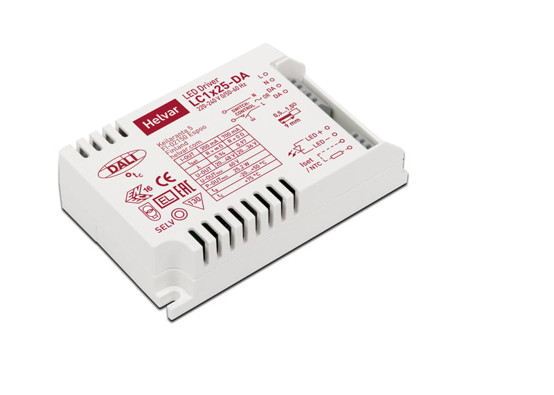 HELVAR - LED-liitäntälaite&vedonpoistin - LC1x25-DA & LC1x30 SR