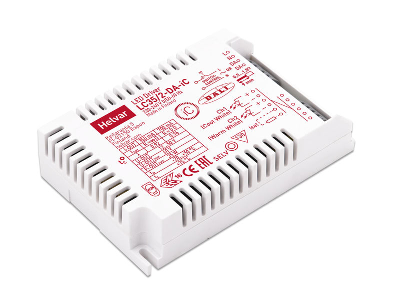 HELVAR - LED-liitäntälaite - LC35/2-DA-iC