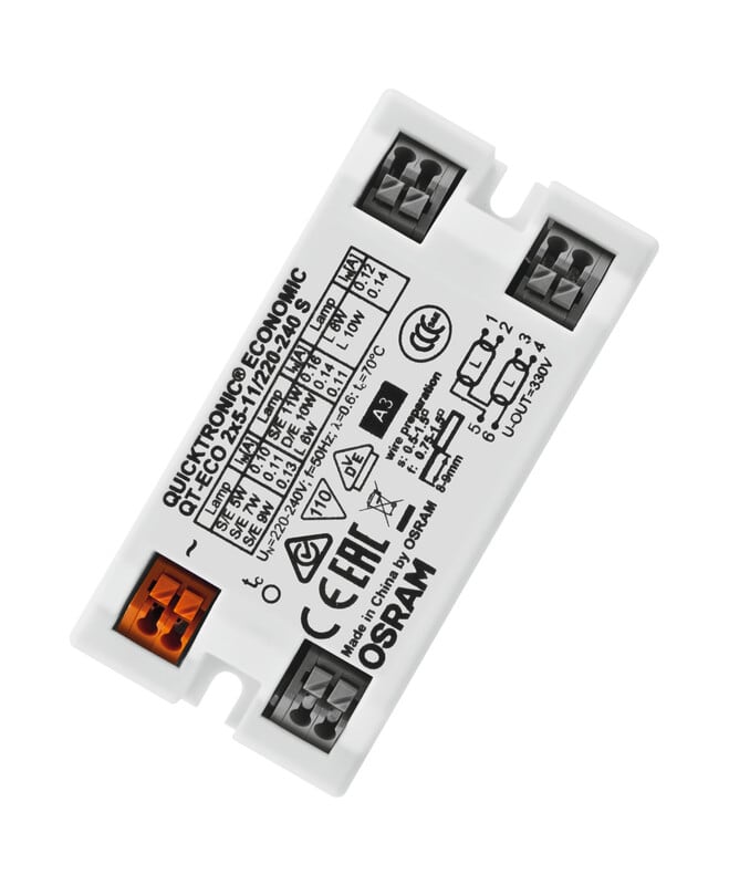 OSRAM - Elektroninen liitäntälaite - QT-ECO 2x5-11/220-240 S