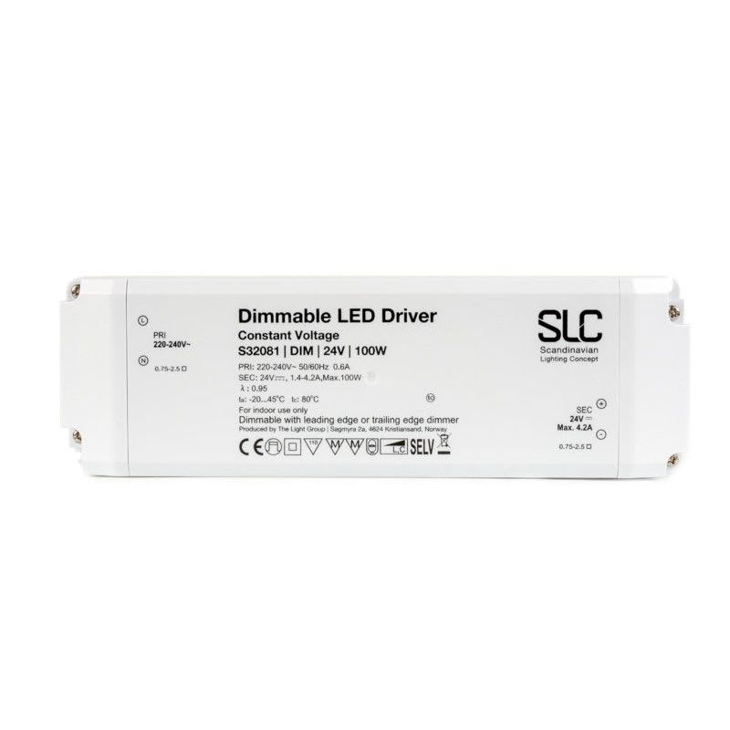 SLC - LED-liitäntälaite SLC DIM - Virtalähde 24VDC. 50W himm.