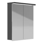 POLARIA - KLARA 600 OIKEA VVS HARMAA - Valaisinpeilikaappi