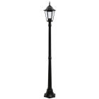 AIRAM - Pihapiirivalaisin - IP44 E27 GLC BK Pole