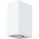 AIRAM - Yleisvalaisin pinta - SUND DOUBLE IP44 2XGU10 GLC WH