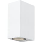 AIRAM - Yleisvalaisin pinta - SUND DOUBLE IP44 2XGU10 GLC WH