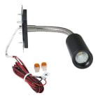 SCHNEIDER ELECTRIC - Seinävalaisin sisä ELKO Plus - LED-lukuvalo 4W mus