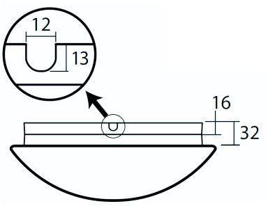 M-LIGHT - Mekaaninen lisätarvike - PINTA-AS KEHYS OMEGA 1/DELIA 1