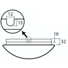 M-LIGHT - Mekaaninen lisätarvike - PINTA-AS KEHYS OMEGA 1/DELIA 1