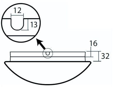 M-LIGHT - Mekaaninen lisätarvike - PINTA-AS KEHYS OMEGA 1/DELIA 1