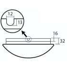 M-LIGHT - Mekaaninen lisätarvike - PINTA-AS KEHYS OMEGA 1/DELIA 1