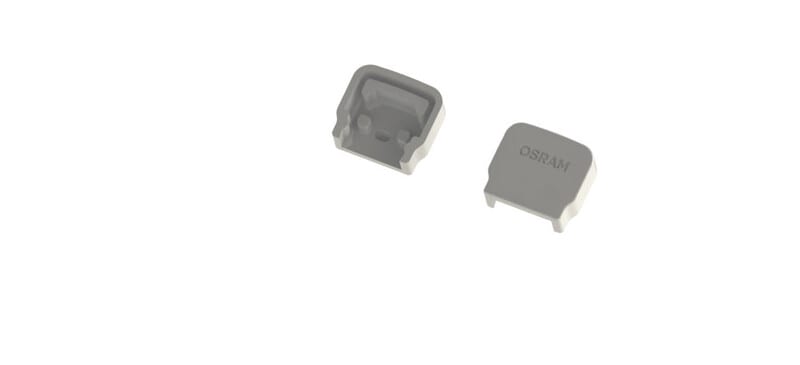 INVENTRONICS - Valoprofiili/-nauha - LTS-ENDCAP-CLEAR KIT 20 PCS
