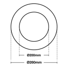 HEDTEC - Mekaaninen lisätarvike - Soviterengas 200-250mm VA