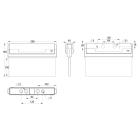 TEKNOWARE EMERGENCY LIGHTING - Opastevalaisin - TWT8051WKXT 230VAC,DC IP44