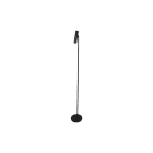 SG ARMATUREN - Lattiavalaisin - TUBE MICRO Floor MUSTA 2700K