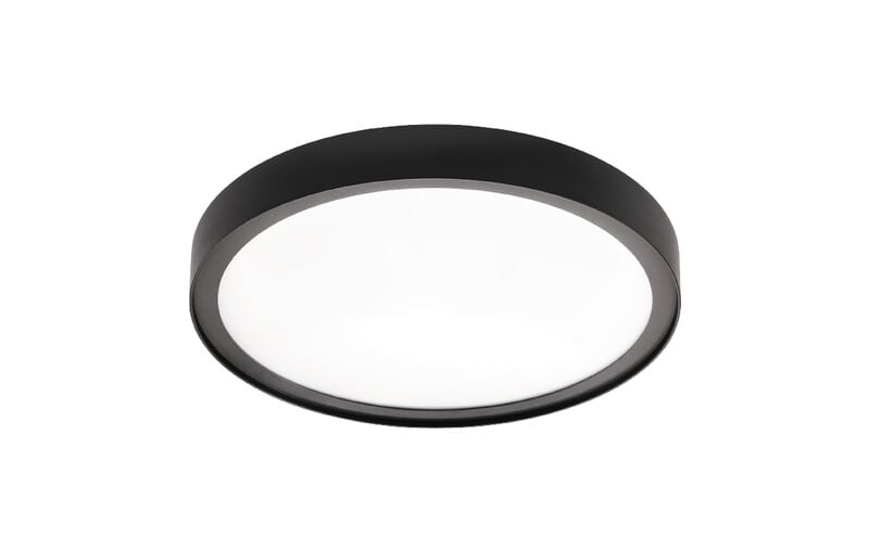 SG ARMATUREN - Pinta-/ripustusvalaisin - DISC 360 MUSTA 4000K