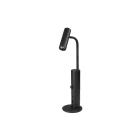 SG ARMATUREN - Pöytävalaisin - TUBE MICRO TABLE MUSTA 3000K