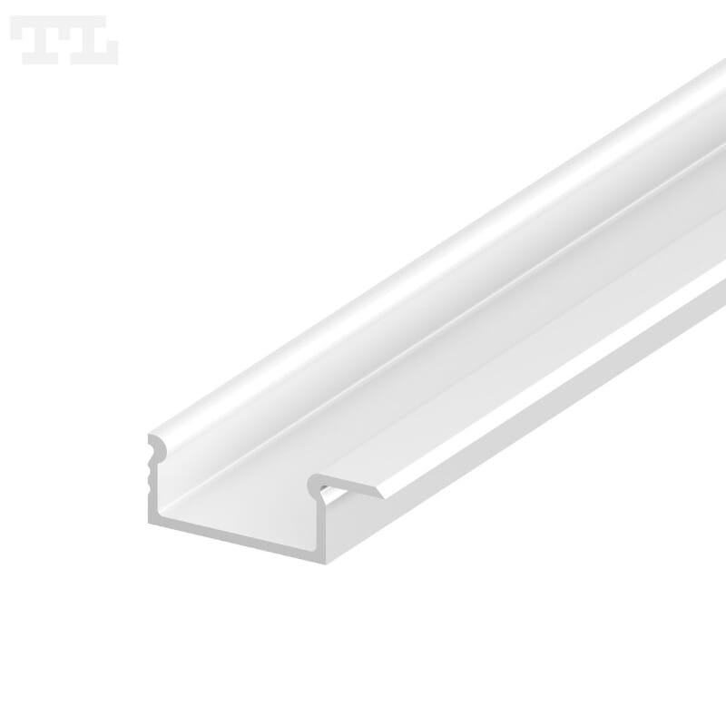 TECH LIGHT - Valaisinrunko - Alum.prof 2m uppoas. valk.