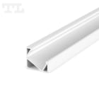 TECH LIGHT - Valaisinrunko - Alum.prof. 2m kulma-as. valk.