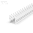 TECH LIGHT - Valaisinrunko - Alum.prof. 2m pinta-as. valk.