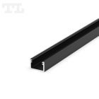 TECH LIGHT - Valaisinrunko - Alum.prof. 2m pinta-as. musta