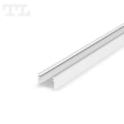 TECH LIGHT - Valaisinrunko - Alum.prof. 2m pinta-as. valk.