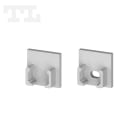 TECH LIGHT - Valaisinrunko - Alumiiniprof. päätypala harmaa