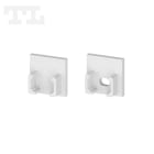 TECH LIGHT - Valaisinrunko - Alumiiniprof. päätypala valk.