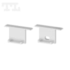 TECH LIGHT - Valaisinrunko - Alumiiniprof. päätypala harmaa