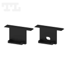 TECH LIGHT - Valaisinrunko - Alumiiniprof. päätypala musta