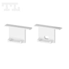 TECH LIGHT - Valaisinrunko - Alumiiniprof. päätypala valk