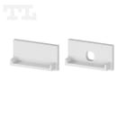 TECH LIGHT - Valaisinrunko - Alumiiniprof. päätypala harmaa