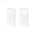 TECH LIGHT - Valaisinrunko - 2suunt. al.prof. päätypala val