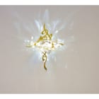 CARIITTI - Valokuituvalaisin - KIHLA KRISTALLI/KULTA