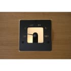 CARIITTI - Optinen lisätarvike - Saunan lämpömittari SQ musta