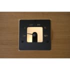 CARIITTI - Optinen lisätarvike - Saunan lämpömittari SQ musta