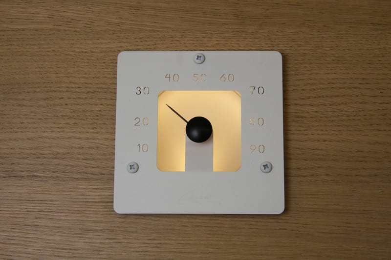 CARIITTI - Optinen lisätarvike - Saunan kosteusmittari SQ valk