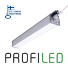 LEDISTYS - Pinta-asennusvalaisin - PRL1201 IP65 12000lm 107W PC