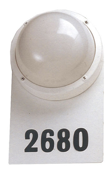 DEFA - Numerokilpi - 001 valkoinen numerokilpi