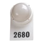 DEFA - Numerokilpi - 001 valkoinen numerokilpi