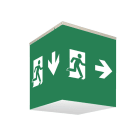 TEKNOWARE EMERGENCY LIGHTING - Opas Kuutio - TWK6381K 230VAC/DC IP20