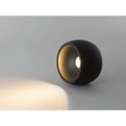 HIDE-A-LITE - Pinta-/ripustusvalaisin - Globe G2 Surface Musta 2700K