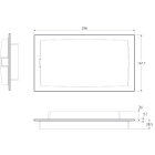 TEKNOWARE EMERGENCY LIGHTING - Upotuskehys - TWTB101 Combo upotuskehys
