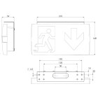 TEKNOWARE EMERGENCY LIGHTING - Kattokiinnike - TWTB104 Combo kattokannake