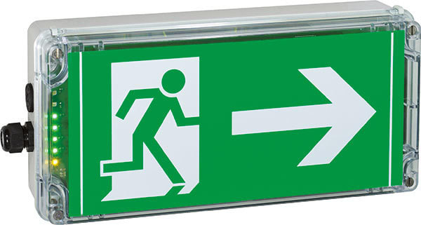 MALUX FINLAND - Exit N LED, AKKU 3h,230V~/= - ATEX-valaisin Atex
