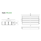 LEDISTYS - Teollisuusvalaisin suljettu - PRL404 IP65 16000lm 152W PC