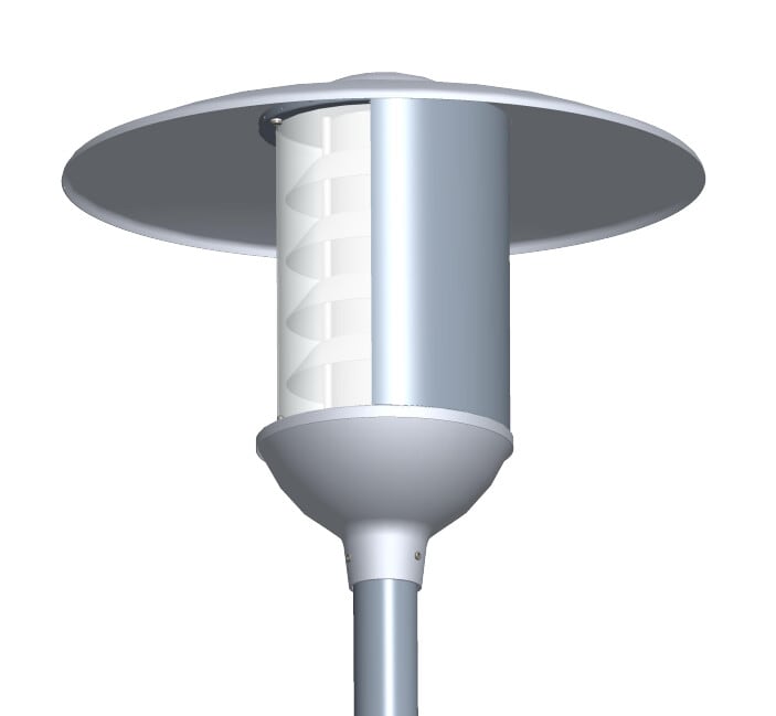 ENSTO - Pylväsvalaisin - Camillo Häikäisysuoja 120° M